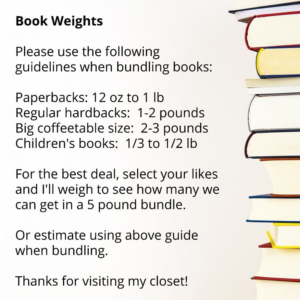 Bundle Tips - Book Weight Estimates